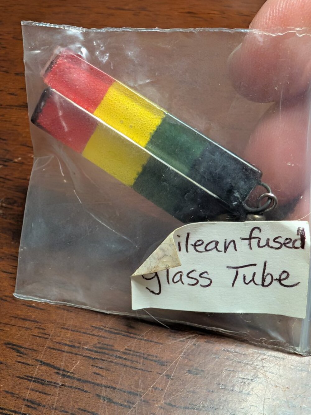 Lot of  5 pairs of Chilean Fused Glass Earrings